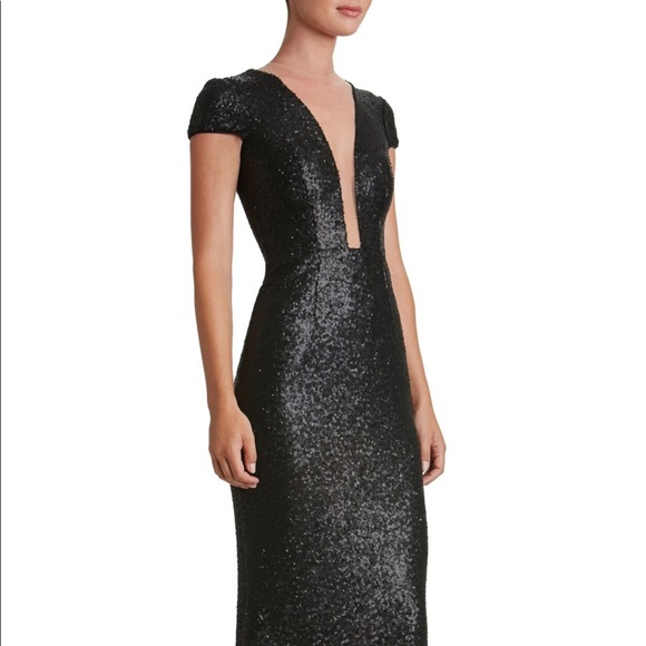 Dress the Population Dresses & Skirts - Dress the Population Michelle Black Sequin Gown